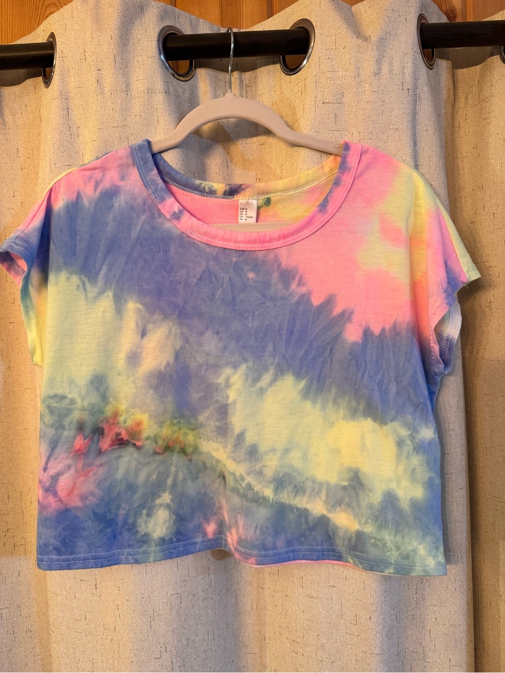 Tie-Dye Crop Tee - Multicolor